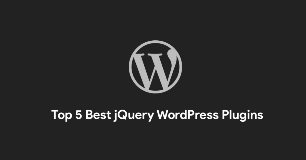 Best jQuery WordPress Plugins - Crunchify