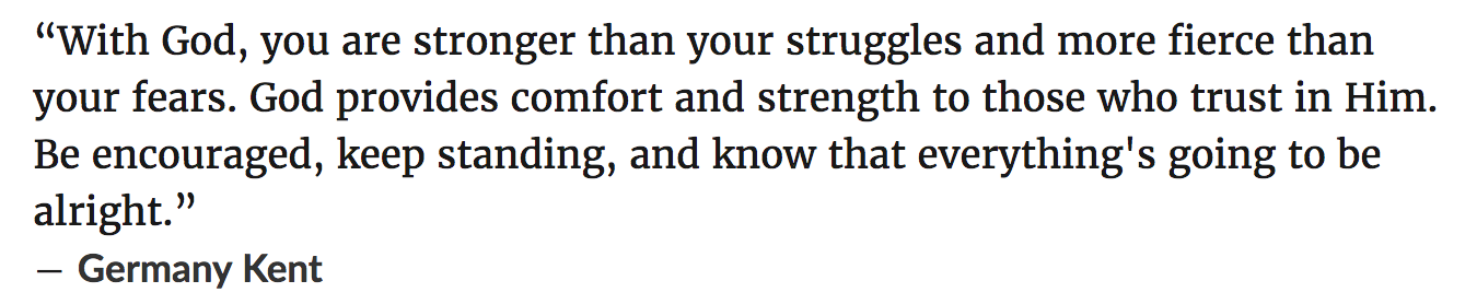 With God you are stronger and wealthier at all the time