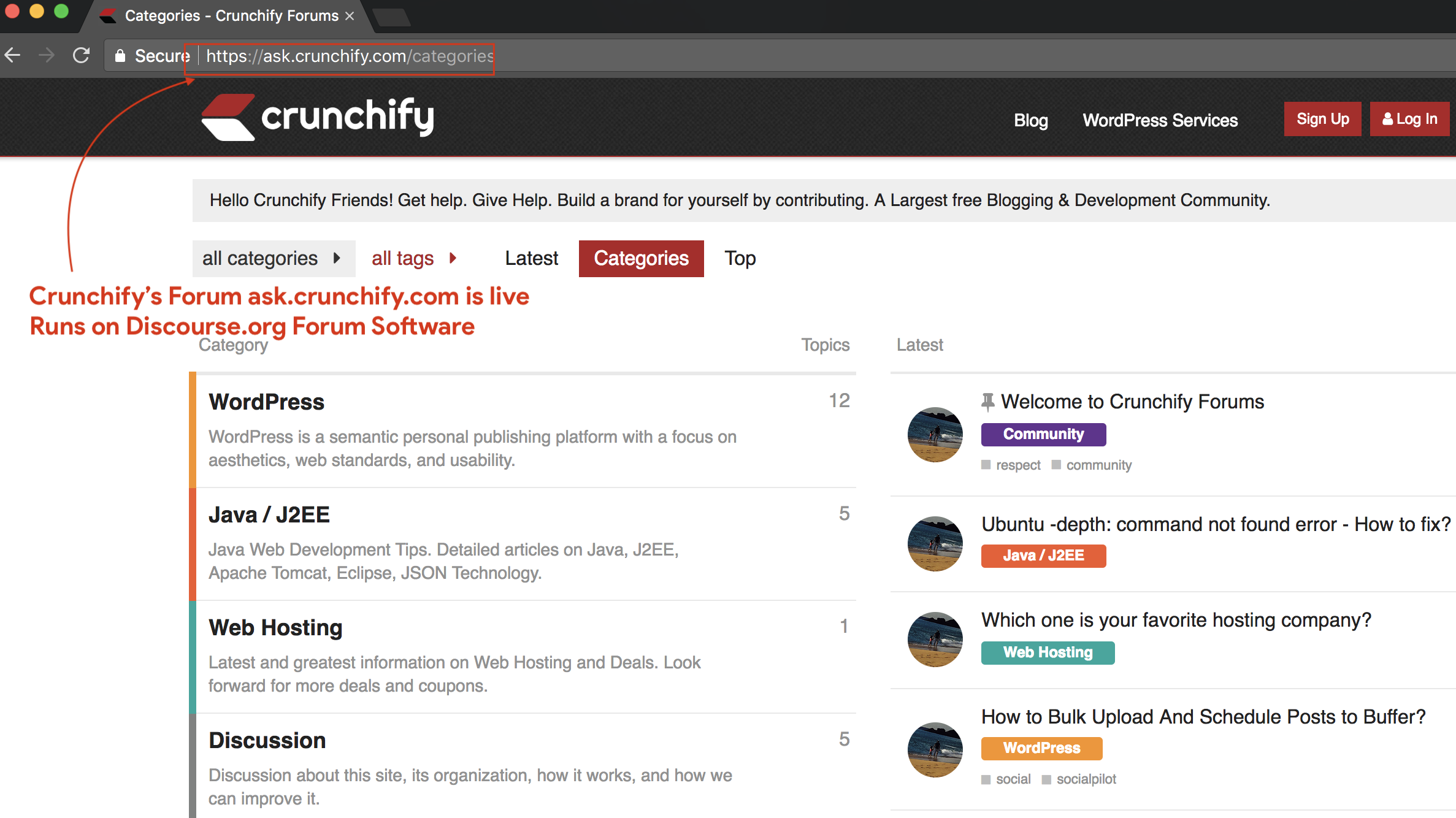 Crunchify's Forum ask.crunchify.com is live