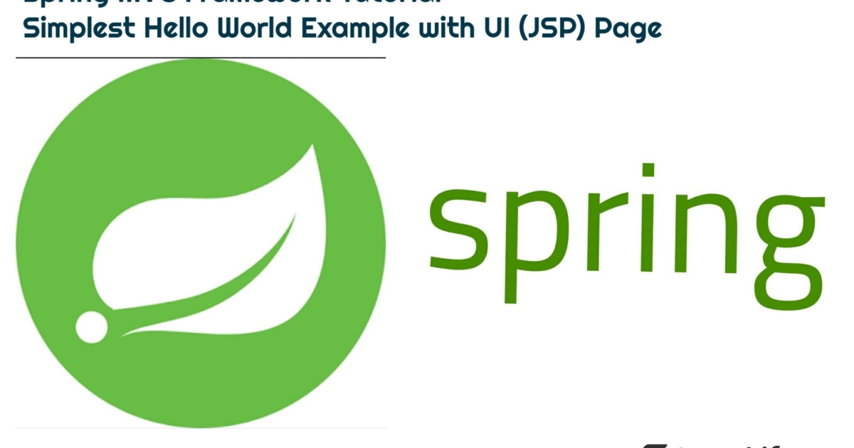 Spring MVC tutorial - Crunchify Tutorial