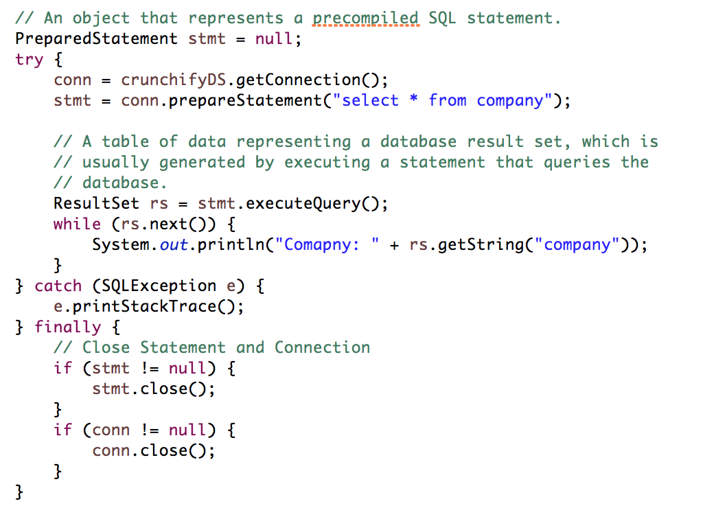 Jdbc Database Url Example