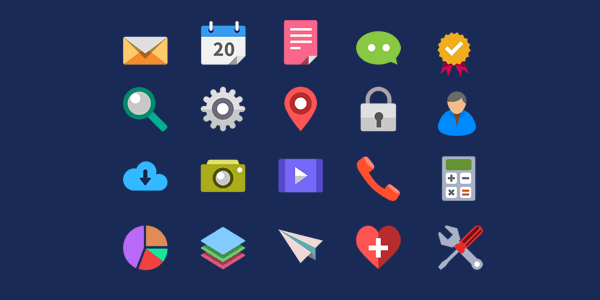 20 Flat Icon Sets