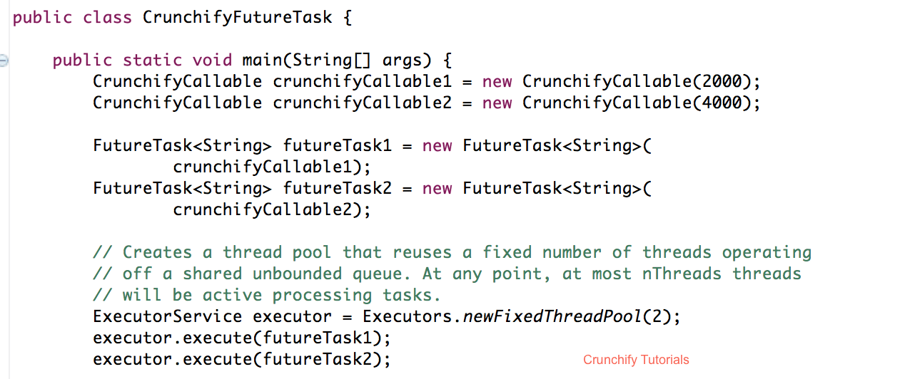 Java Futuretask Example With Callable And Runnable • Crunchify 3561