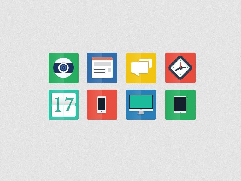 Basic flat icons set. Simplicity meets versatility in our Basic Flat Icon  Set. Ideal for web, app, or print designs, these flat vector icons offer a  modern and clean aesthetic to enhance