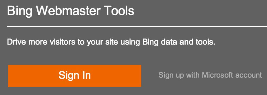 Bing Webmaster Tool - Crunchify Tips 1