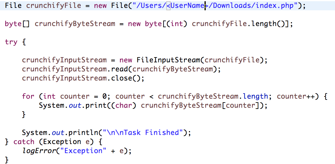 In Java best way to Convert File into a Bytes (Array of Bytes) • Crunchify