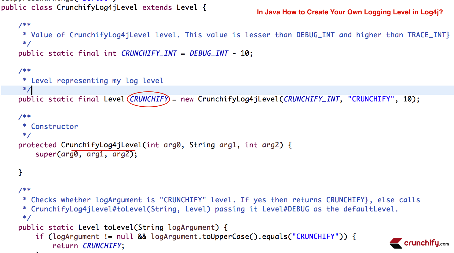 in-java-how-to-create-your-own-logging-level-using-log4j-configuring