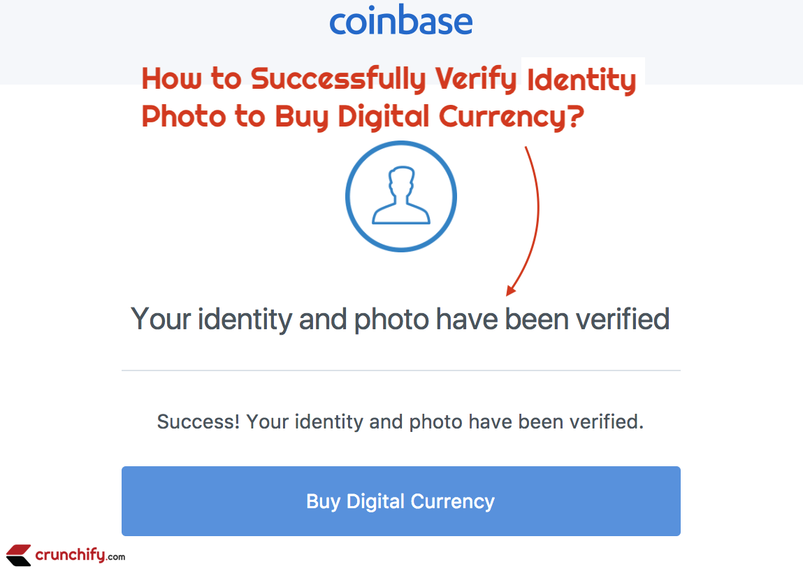 coinbase verify identity email