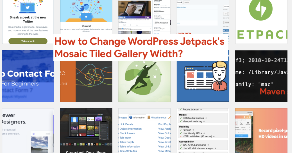 How to Change WordPress Jetpack's Mosaic Tiled Gallery Width - Crunchify