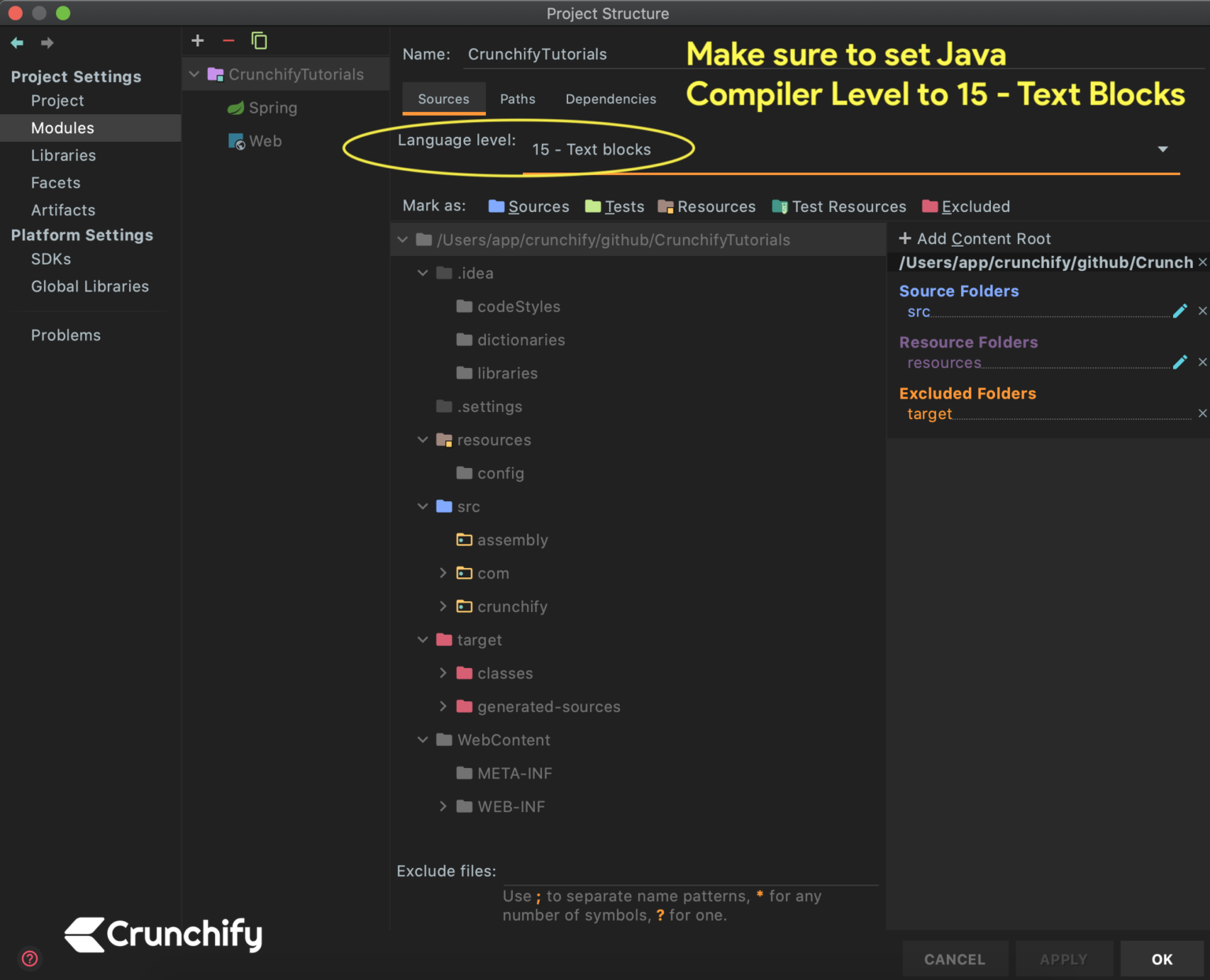 What's new in Java 15 - Text Blocks Examples • Crunchify