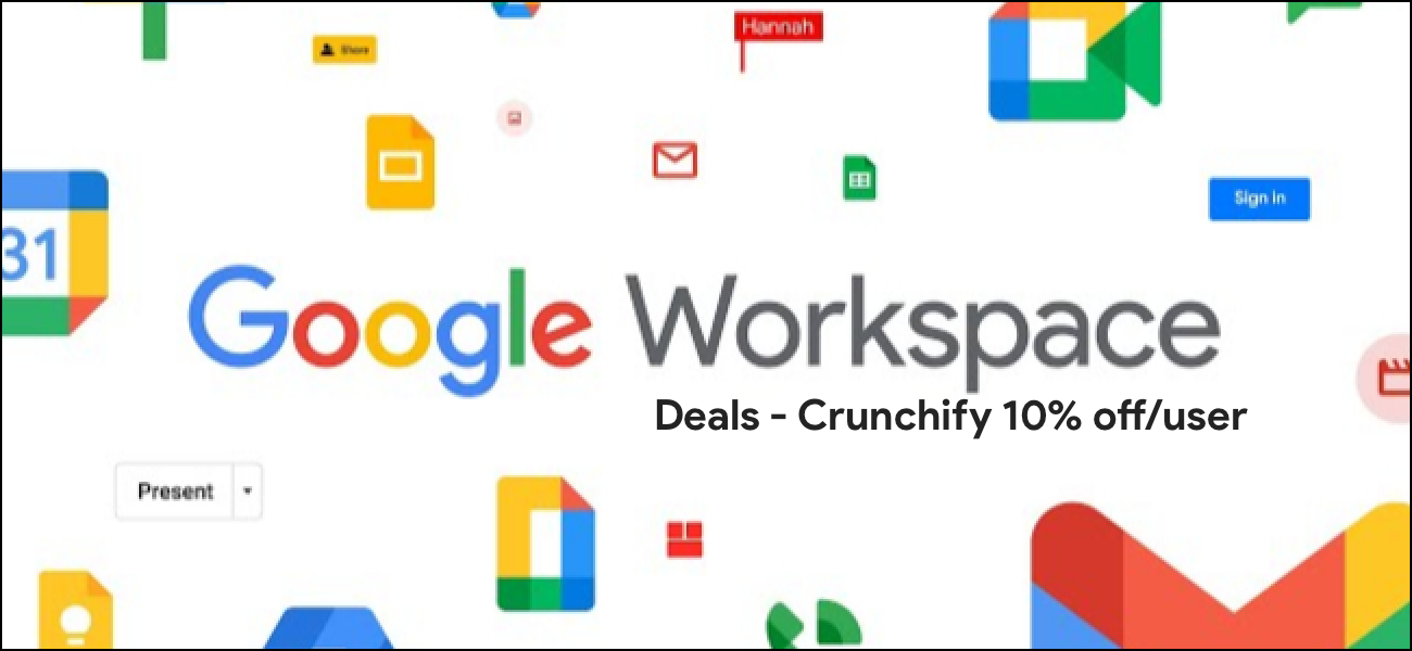 Google Workspace Deals - Crunchify 10% off