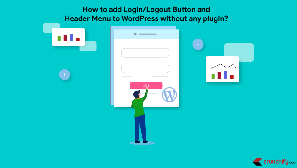 how-to-add-login-logout-button-and-header-menu-to-wordpress-without-any