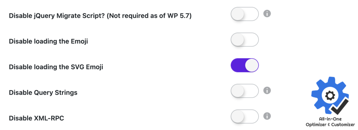 How to Disable loading the SVG Emoji in WordPress?