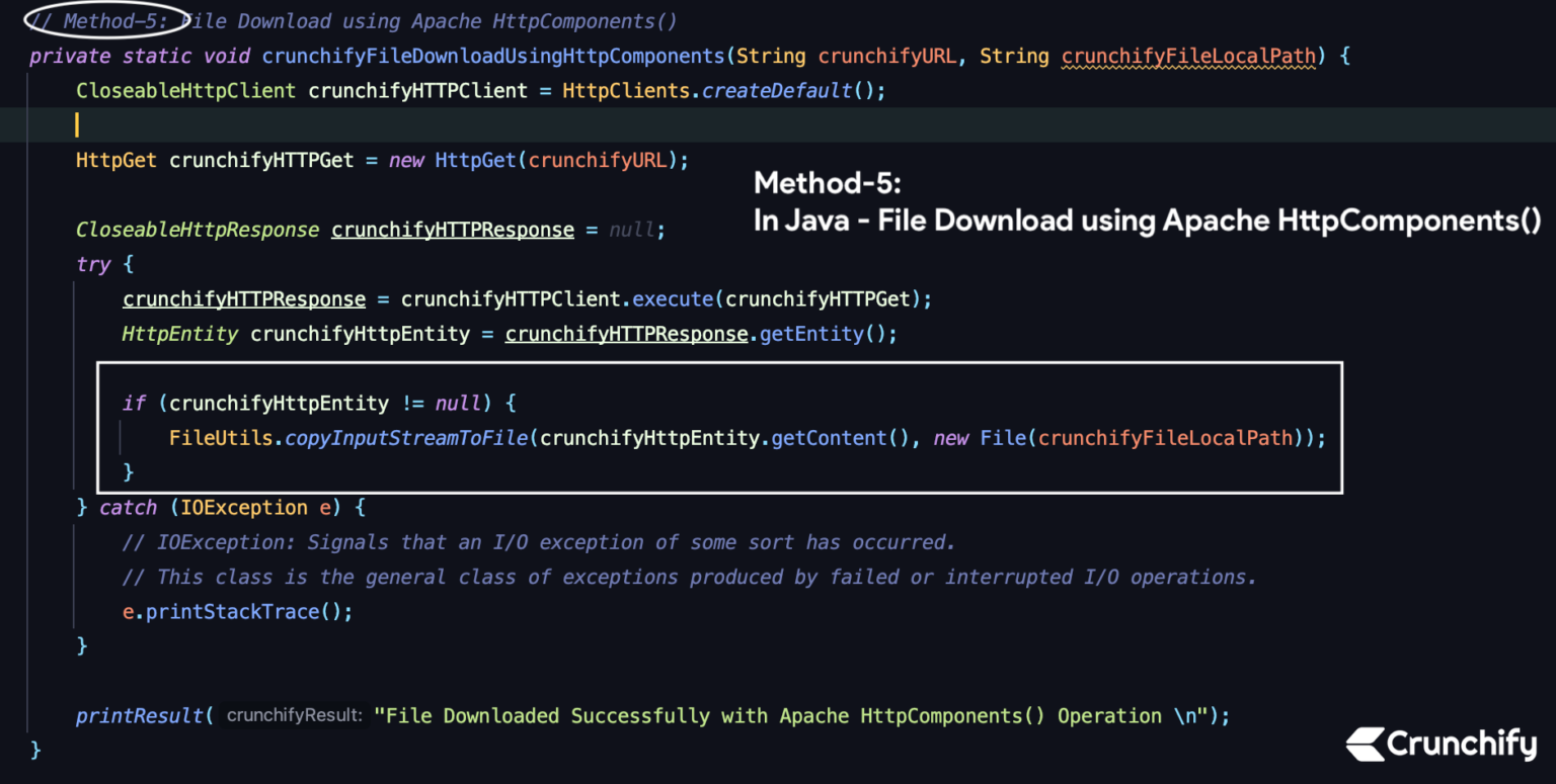 Top 5 ways to Download a File from any given URL in Java? • Crunchify