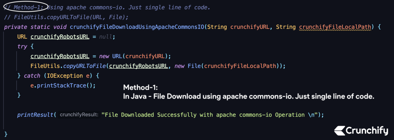Top 5 ways to Download a File from any given URL in Java? • Crunchify