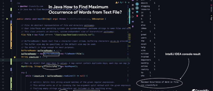 In Java How to Find Maximum Occurrence of Words from Text File?