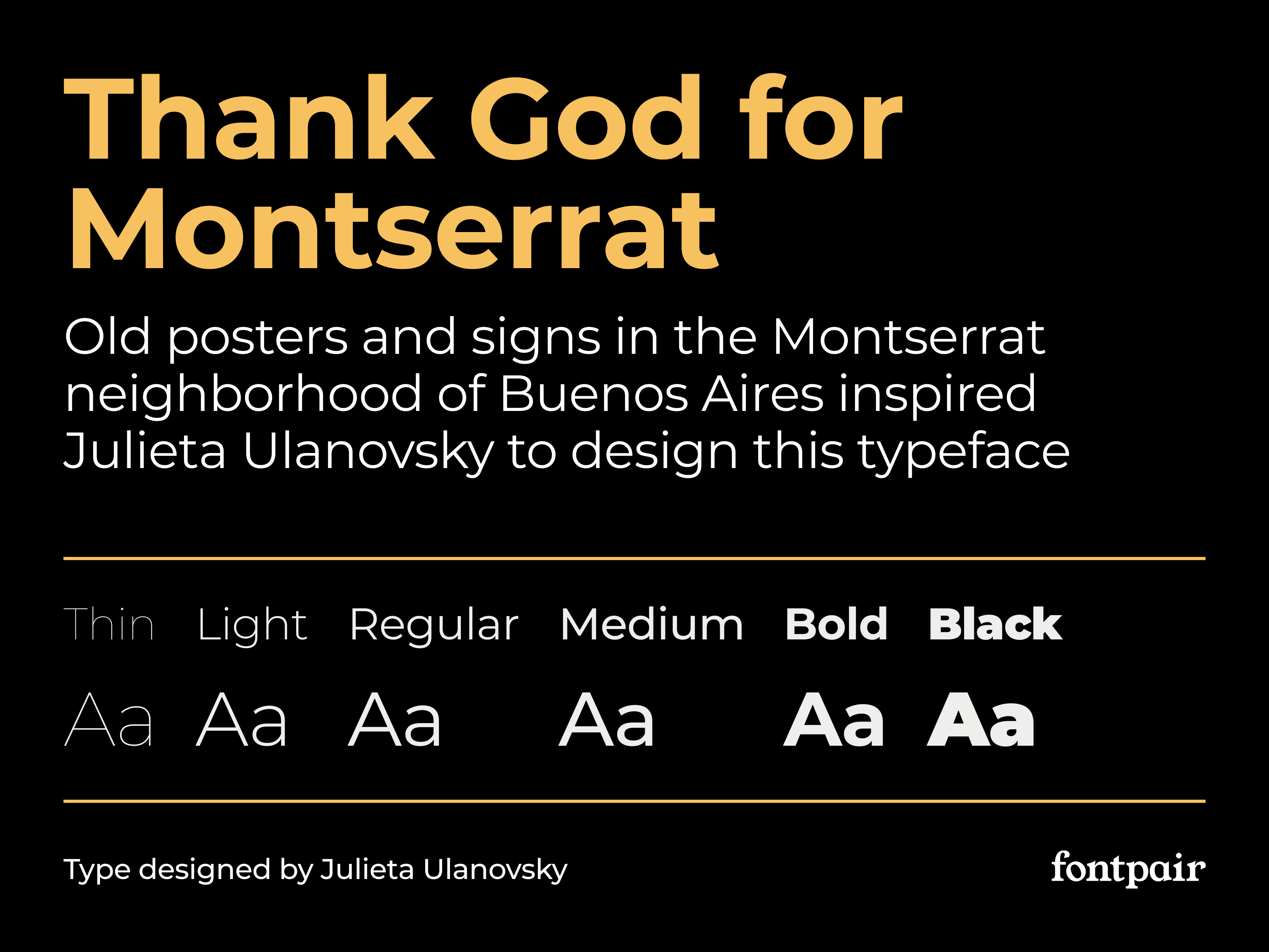 Montserrat font